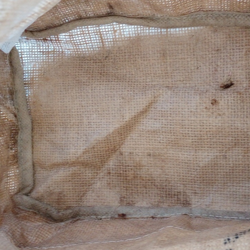 *50off3* 2 Shopping Tote Bags Trader Joe's Mini Burlap Vanity Fair - Picture 6 of 13